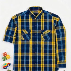 Kids Imported Fabric Check Casual Shirt