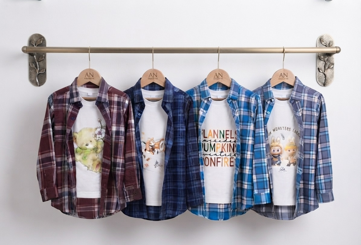 AN Collective Co. Premium Kids Double Shirt – Stylish & Comfortable