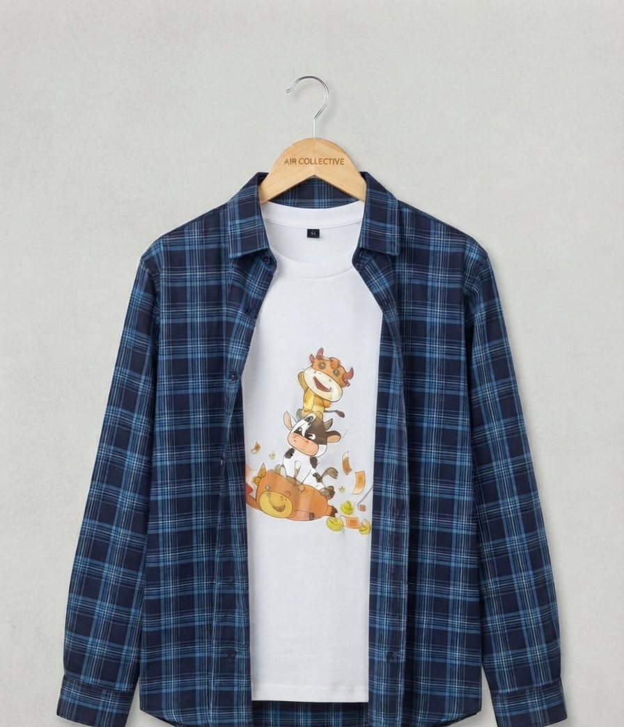 AN Collective Co. Premium Kids Double Shirt – Stylish & Comfortable - Image 4