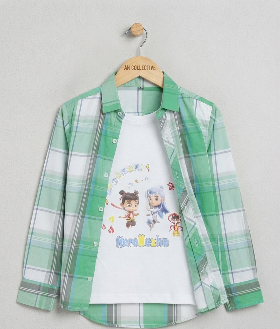 AN Collective Co. Premium Kids Double Shirt – Stylish & Comfortable - Image 6