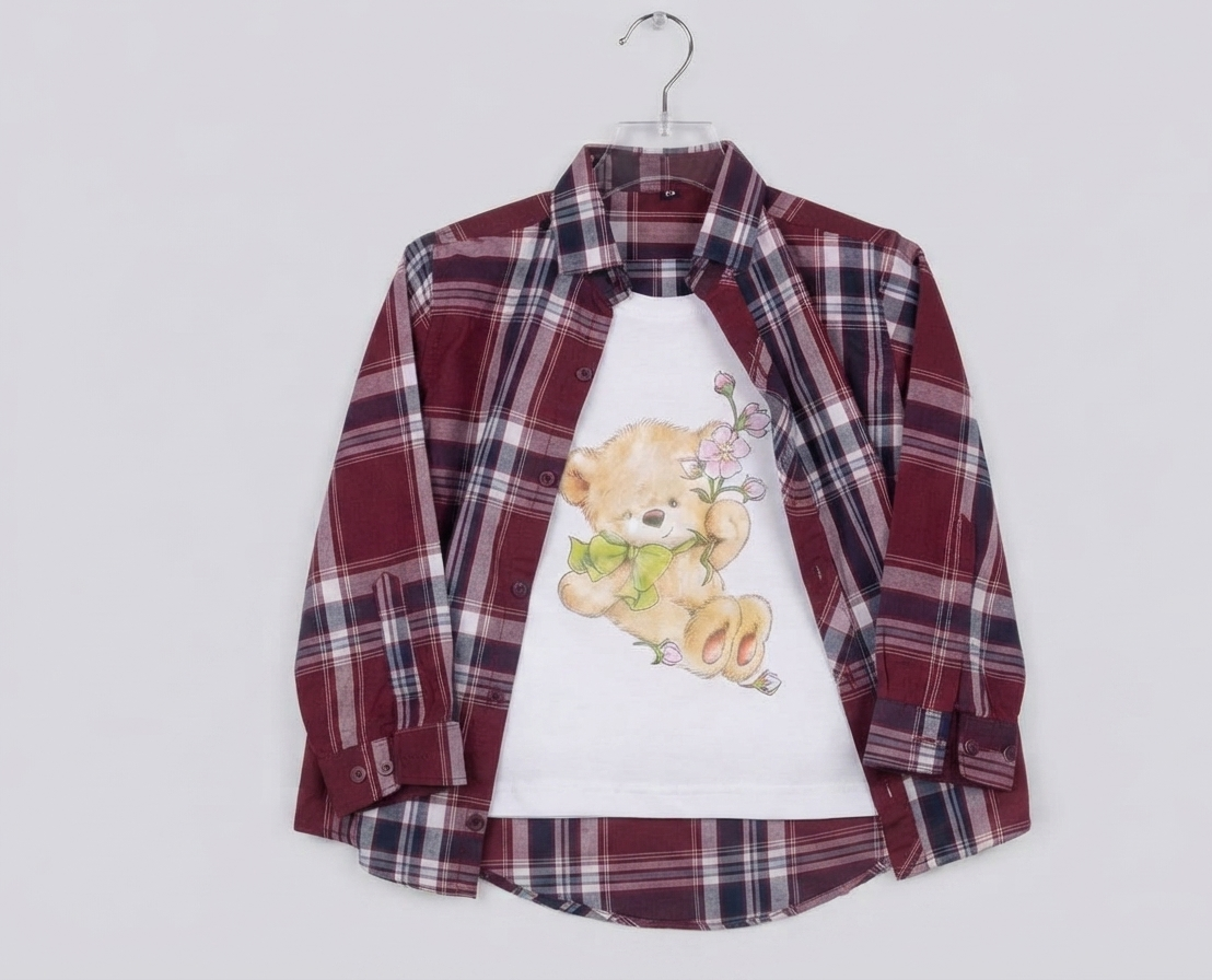 AN Collective Co. Premium Kids Double Shirt – Stylish & Comfortable - Image 9