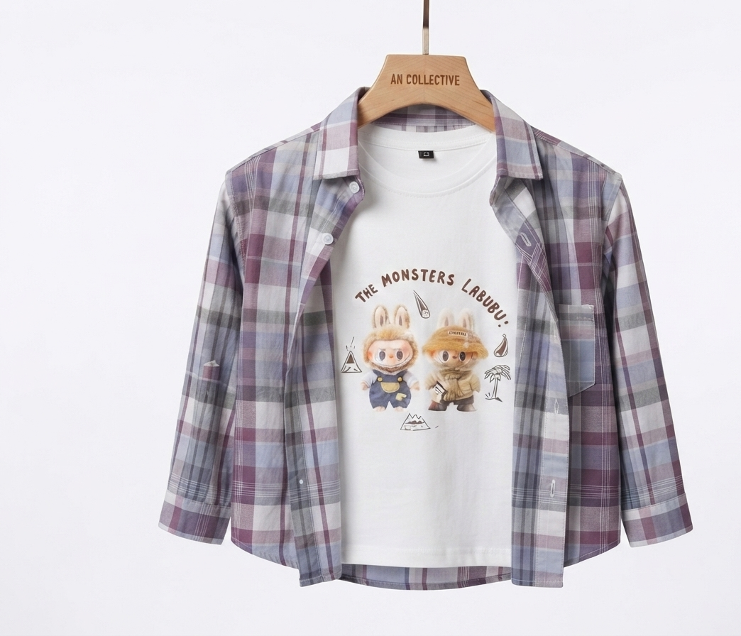 AN Collective Co. Premium Kids Double Shirt – Stylish & Comfortable - Image 10
