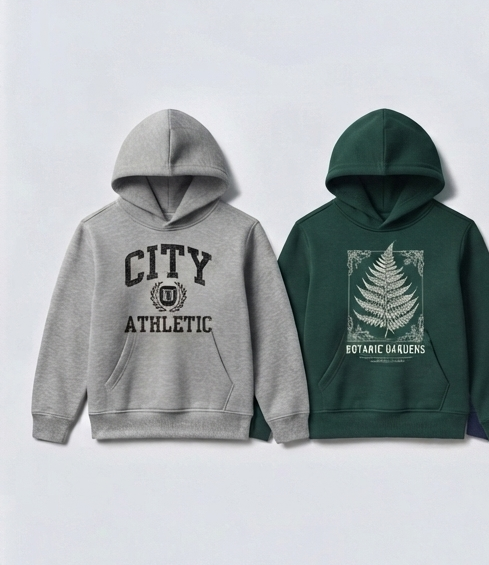Kids Cotton Fleece Hoodie