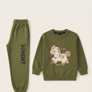 Cotton Fleece Kids Tracksuit Sizes 20 to 26